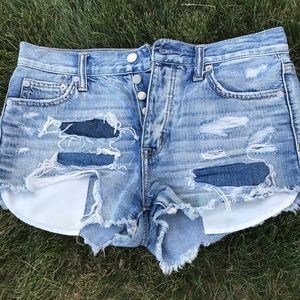 American Eagle Vintage Hi-Rise Festival Shorts